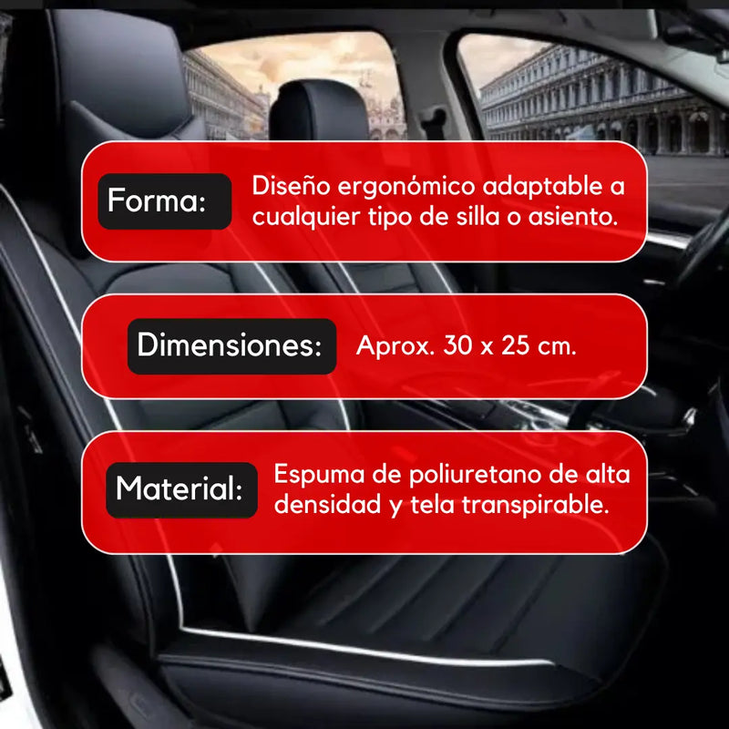 KIT LUMBAR PARA AUTO ERGOCAR (ENVÍO GRATIS)